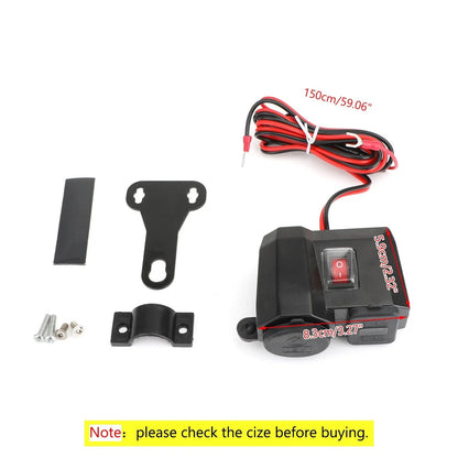 Power Adapter Socket for Motorcycle (Waterproof, UEB)