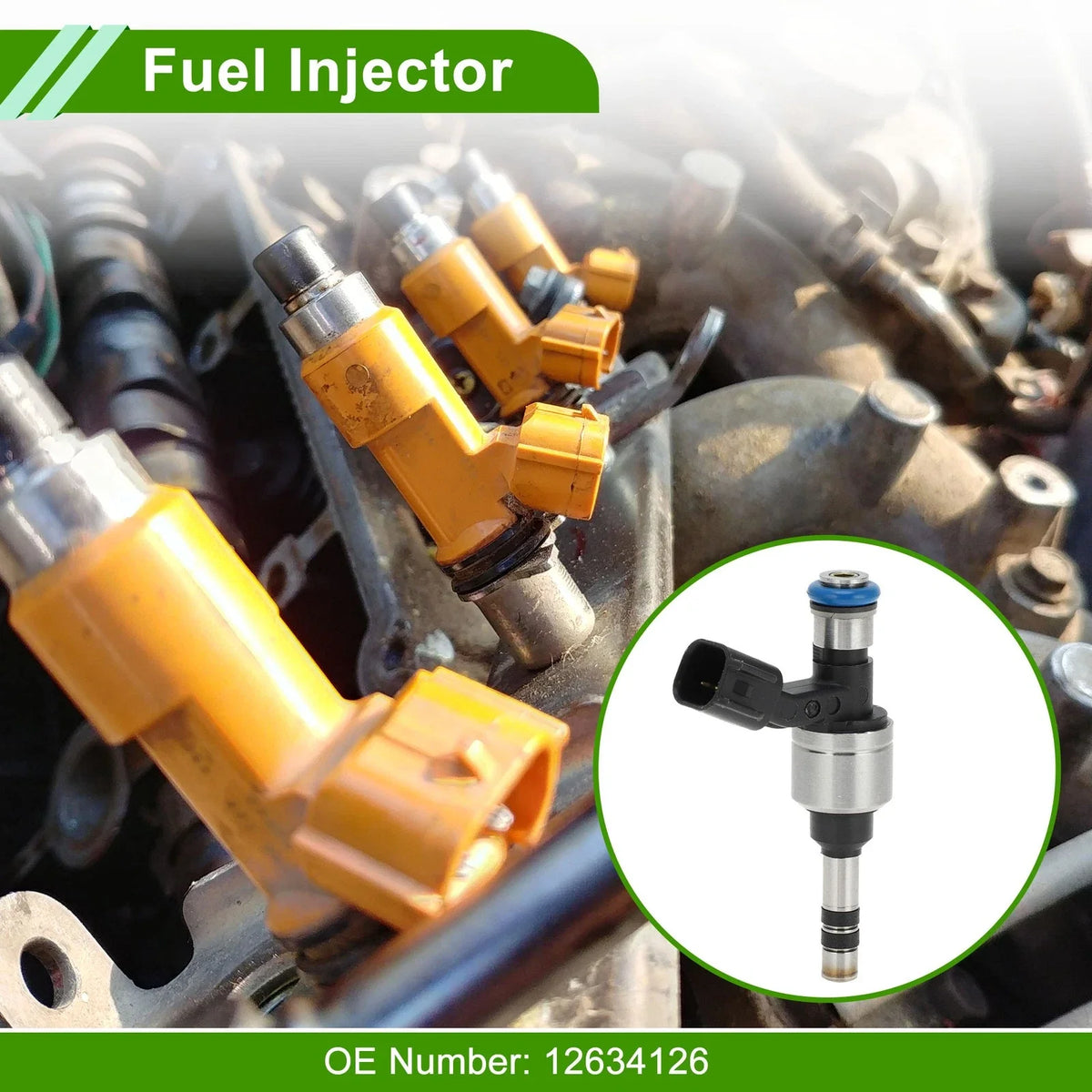 Fuel Injector No. 12634126 for Buick LaCrosse, Enclave (2012–2018)