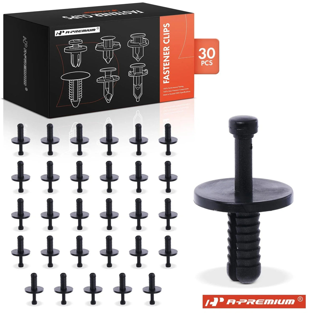 30Pcs Nylon Interior Trim & Engine Intake Duct Retainers for BMW