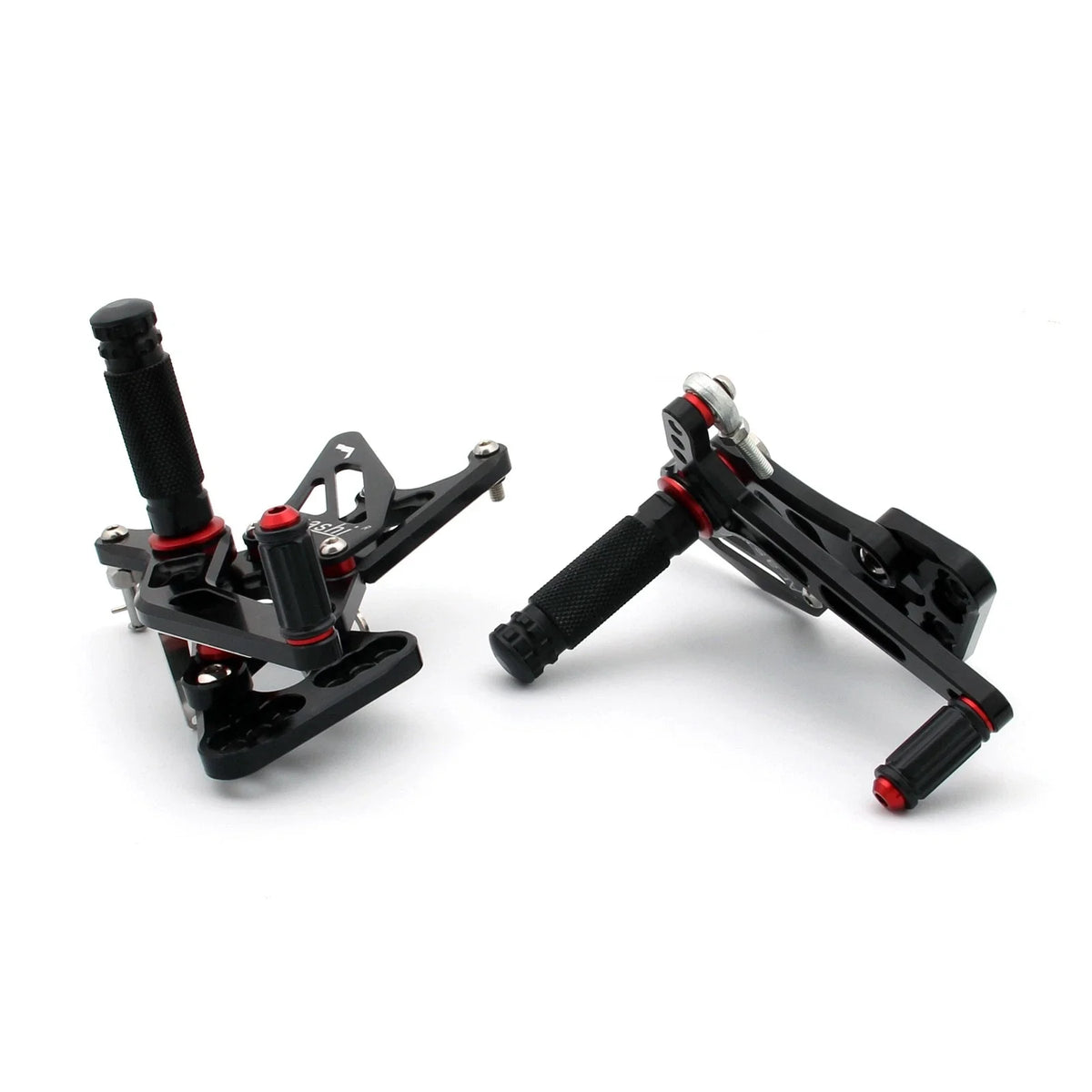 Black Rearset Rear Set for GSXR1000 (2005–2006) by Suzuki