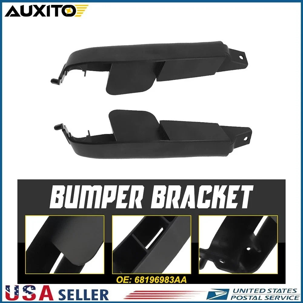 2-Piece Set of Front Bumper Mounting Brackets for Ram 1500 2013-2018