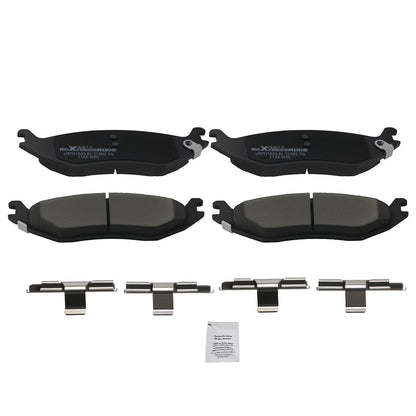 4X Rear Ceramic Brake Pads Kit for Dodge Ram 1500 (2002–2006) D898 P898