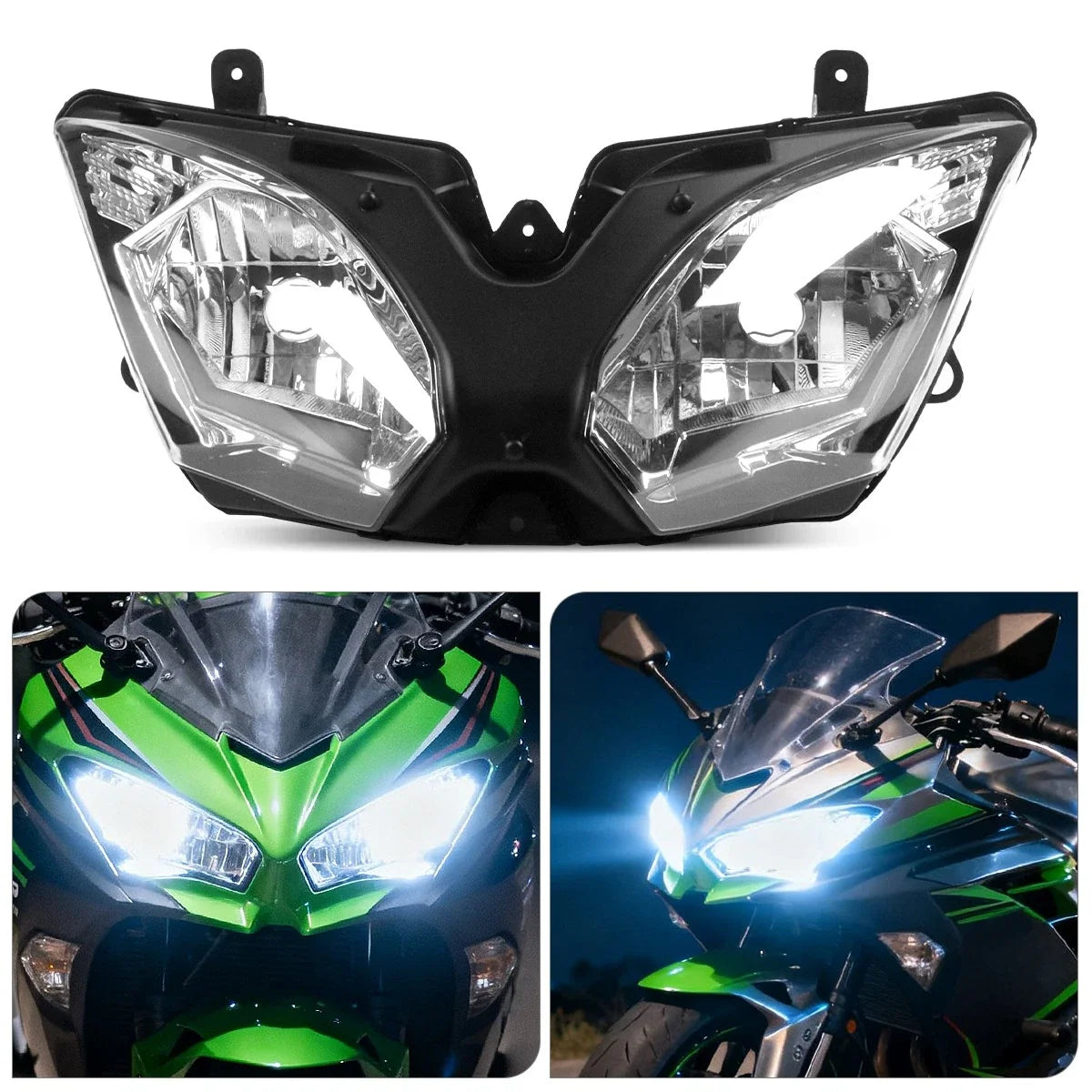 Front Headlight Assembly for Kawasaki Ninja 650 (2017–2019)