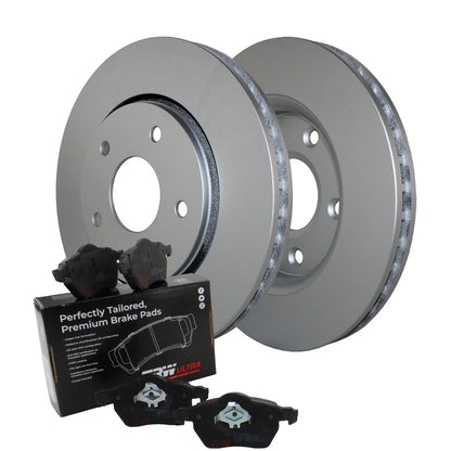 Front Brake Rotors 302mm & TRW Pads Kit for Dodge Ram Chrysler VW