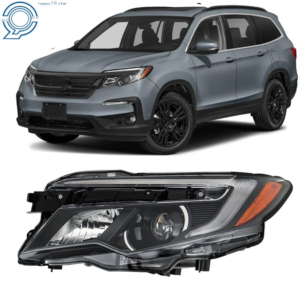 Headlight for Honda Pilot Elite 2016–2018 & Passport 2019–2021 with LED