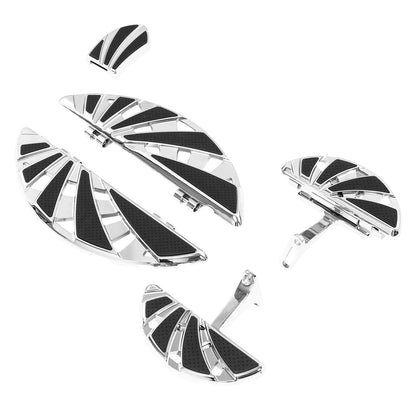 Floorboard Brake Pedal Pegs in Chrome for Harley Touring (1993-2024)