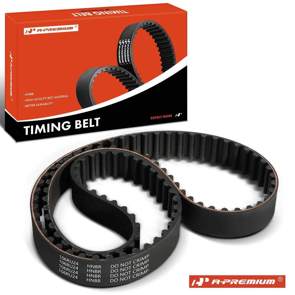 Timing Belt 106-Tooth for Honda Civic/Civic del Sol/CRX (1988–1995)