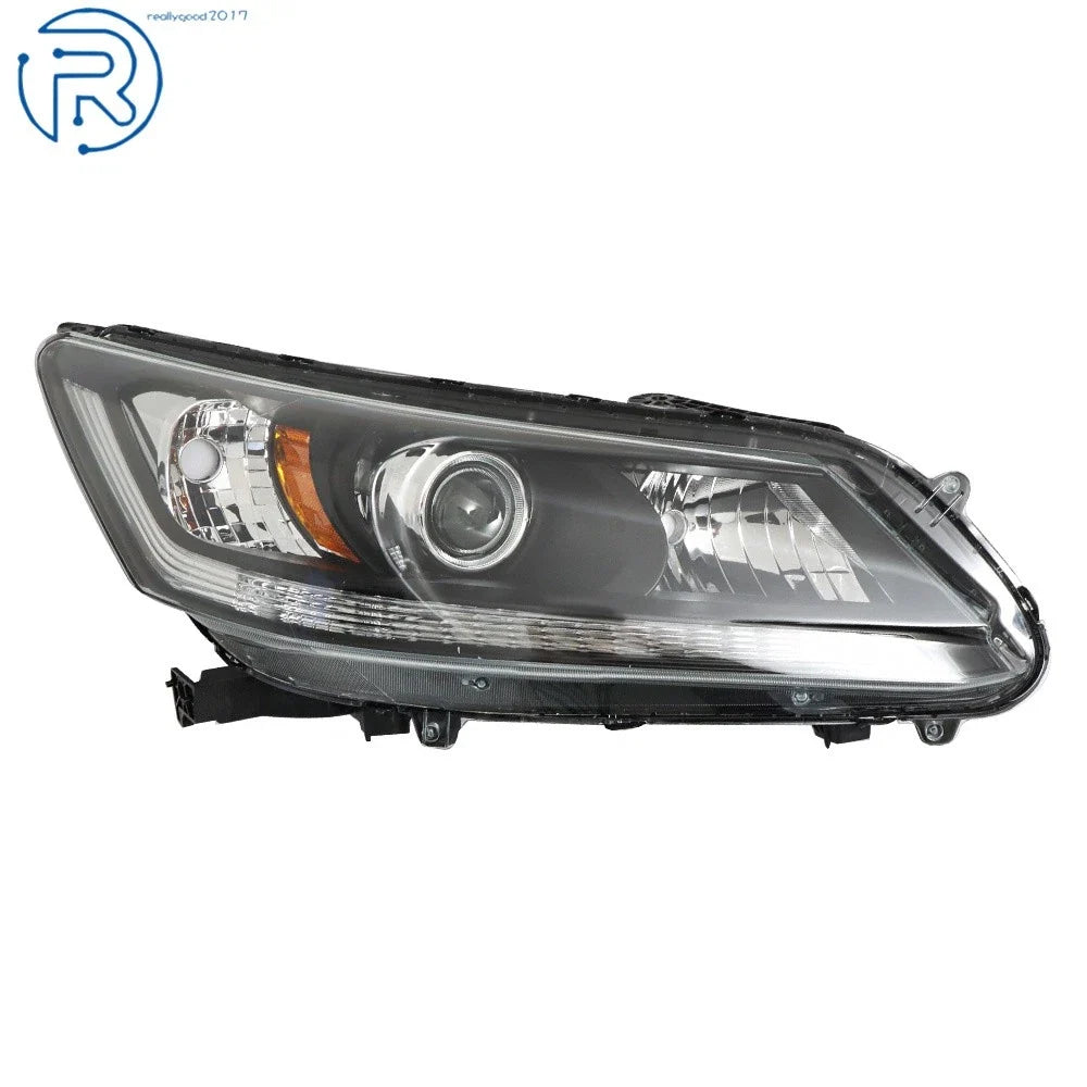 Set of 2 Halogen Headlights for Honda Accord (2013–2015) w/ LED DRL
