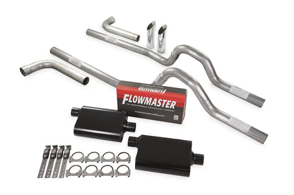 Dual Exhaust System 3" Flowmaster Super 44 Side Exit for GM C/K 20 1981-1987
