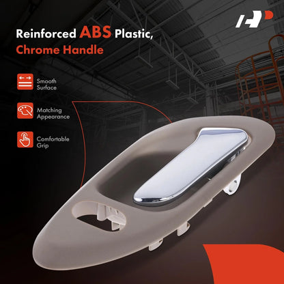 Passenger Side Front Door Handle Chrome for Honda Accord