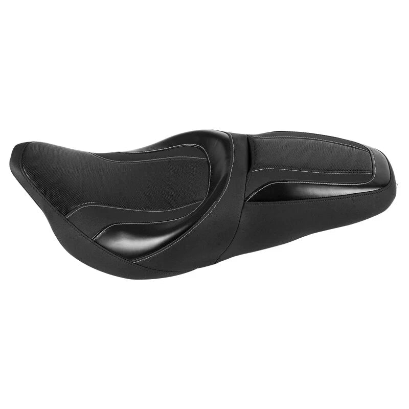 Driver and Passenger Seat in Black for Harley Electra Glide 2009-2023