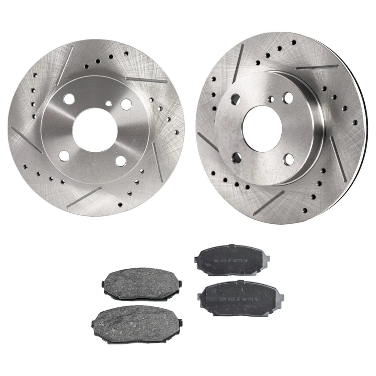 Front Brake Disc Rotors and Pads Kit for Mazda Miata (1991–1993)