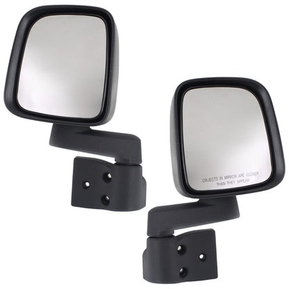 Set of 2 Mirrors for Jeep Wrangler (Driver & Passenger Side)