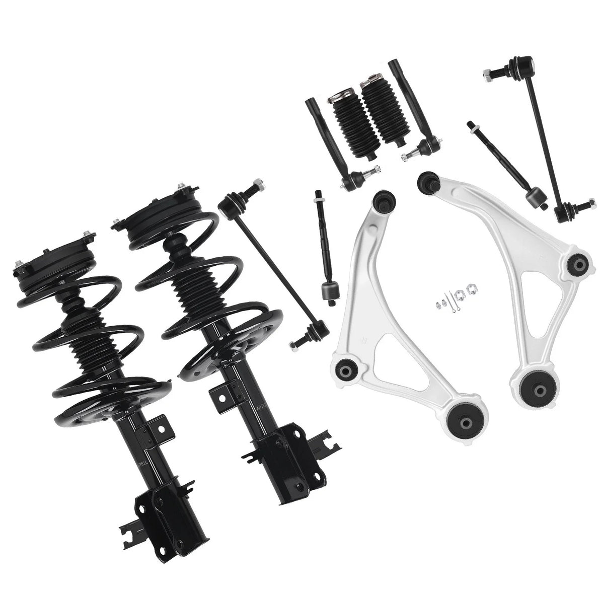 Complete Front Struts & Control Arms 12pcs Kit for Nissan Altima 2013-2014