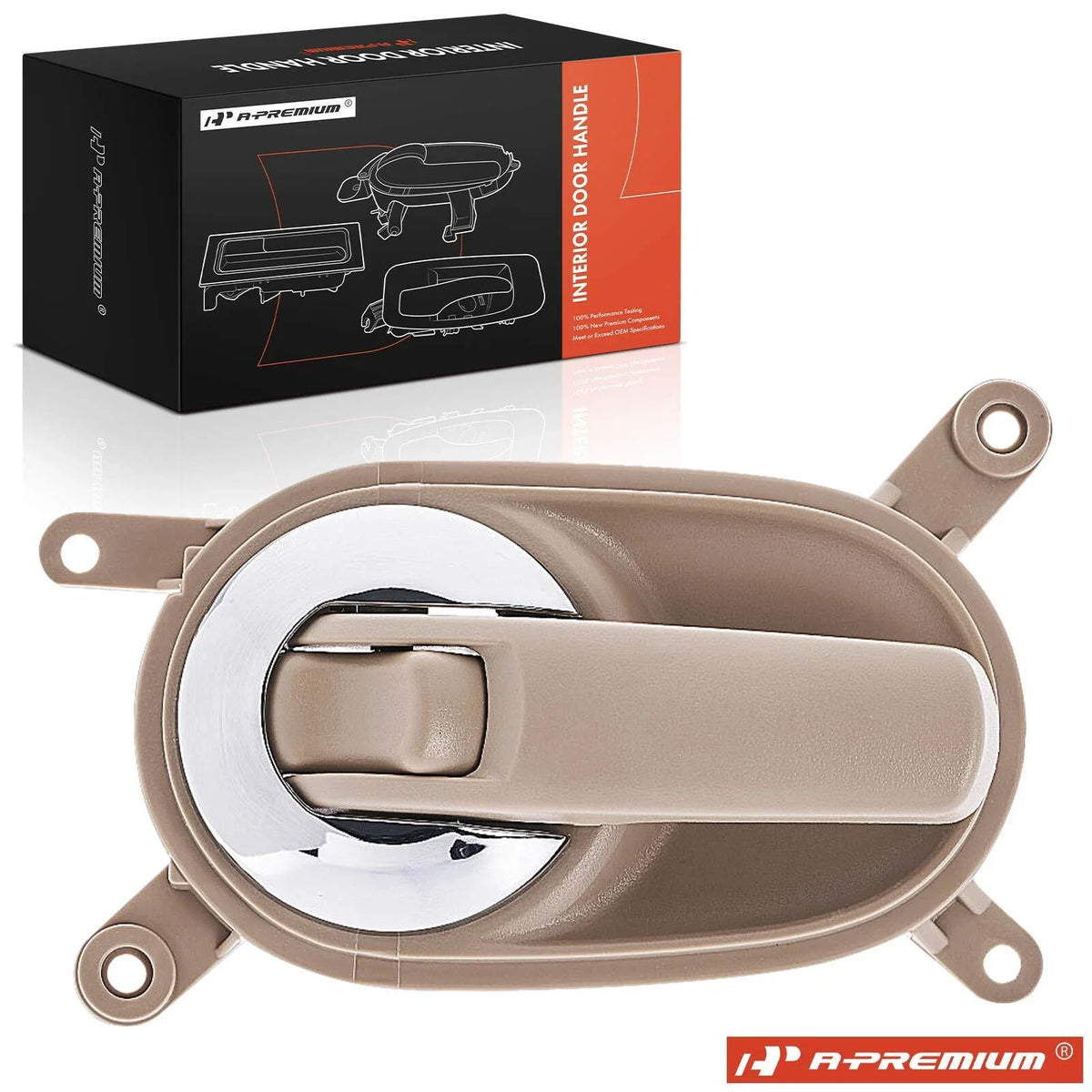 Front Right Beige Interior Door Handle for Nissan Quest (2006–2009)