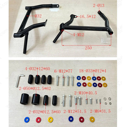 Engine Guard Saddlebag Guards for Touring Harley (2014–Present)