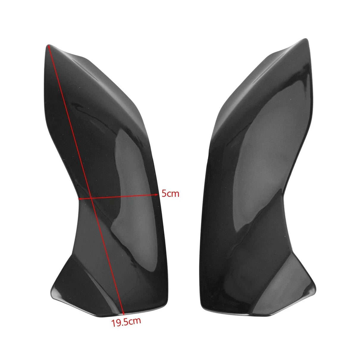 Headlight Fairing Side Panel for Yamaha MT-09 FZ09 MT-09 SP (2021–2022) Black