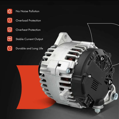 Alternator with Serpentine Belt for 2005-2023 Nissan Frontier