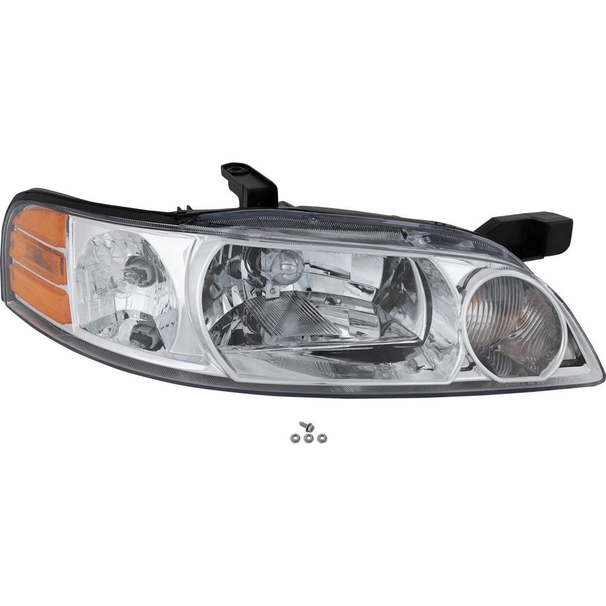 Headlight for Nissan Altima (2000–2001) Right Clear Lens with Bulb