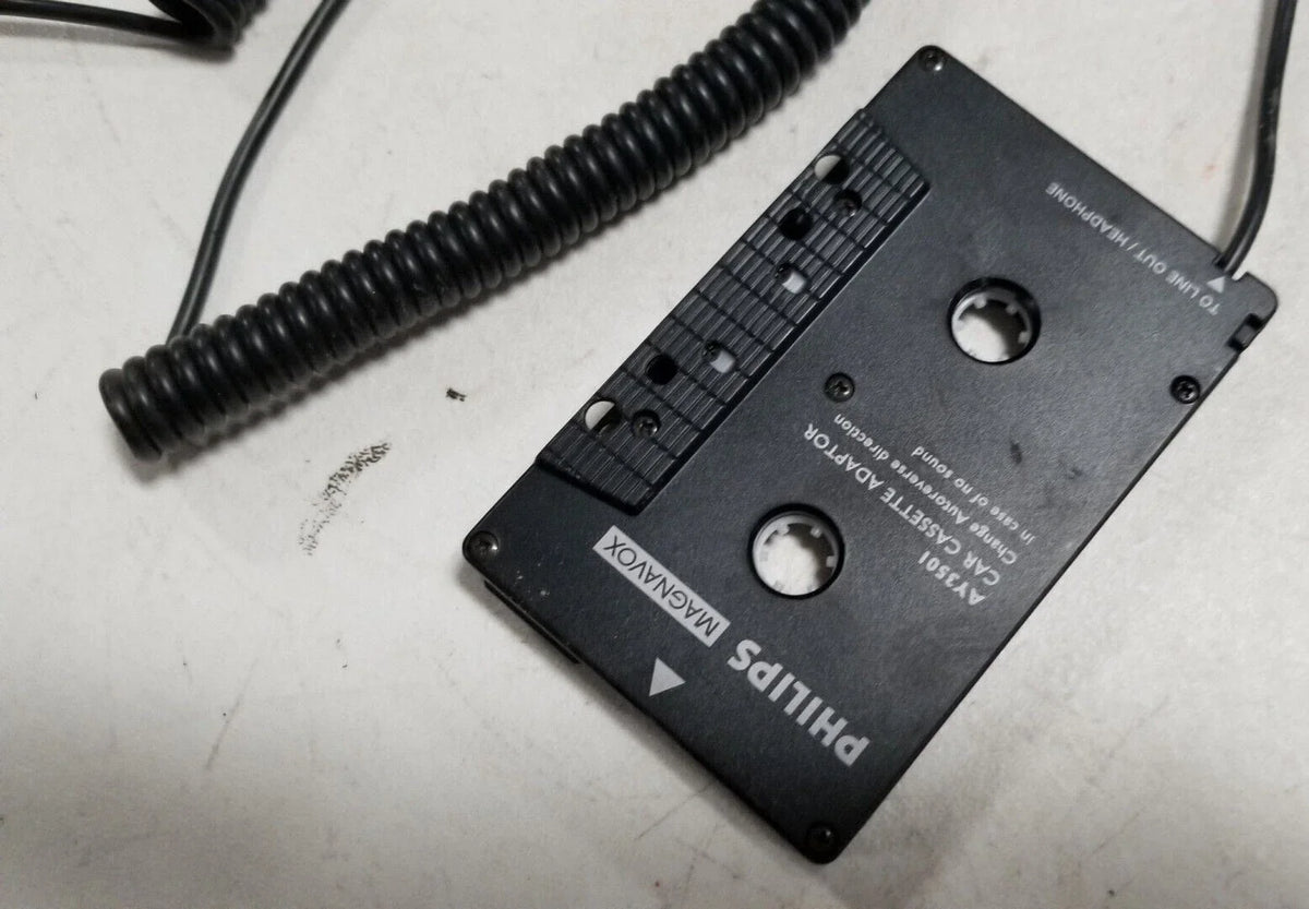 Philips AY3501 IV Car Cassette Tape Adaptor for Vintage Vehicles