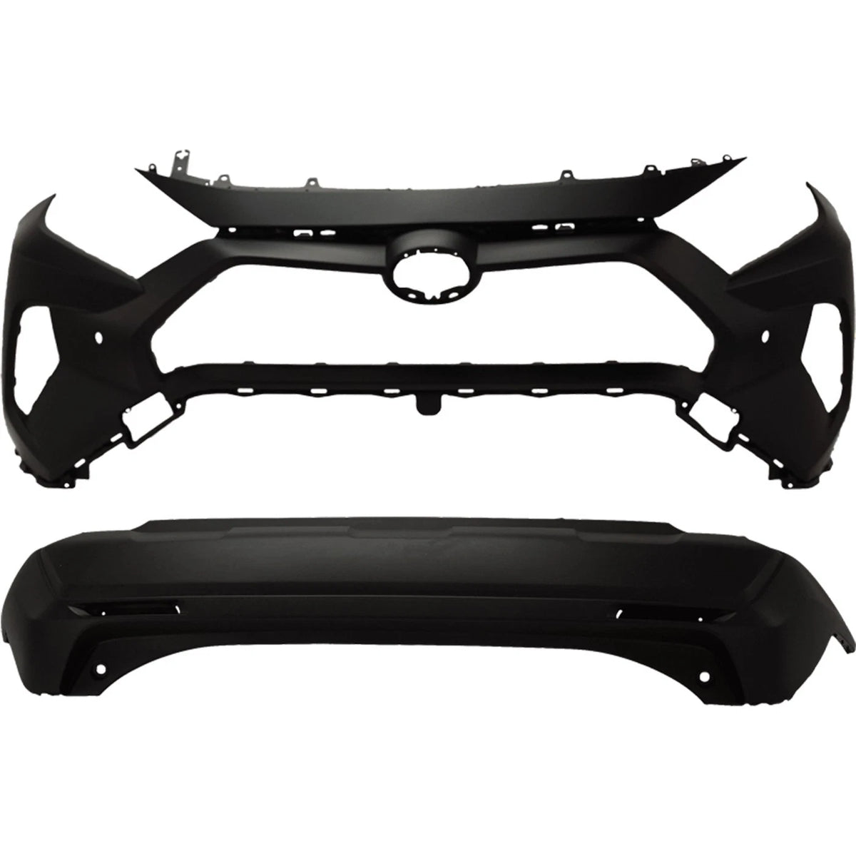 Set of 2 Bumper Covers for Toyota RAV4 (2019–2024)