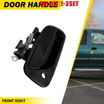 Outer Door Handle - Black Textured Finish for Toyota T100 (1993-1998) - 1-3X