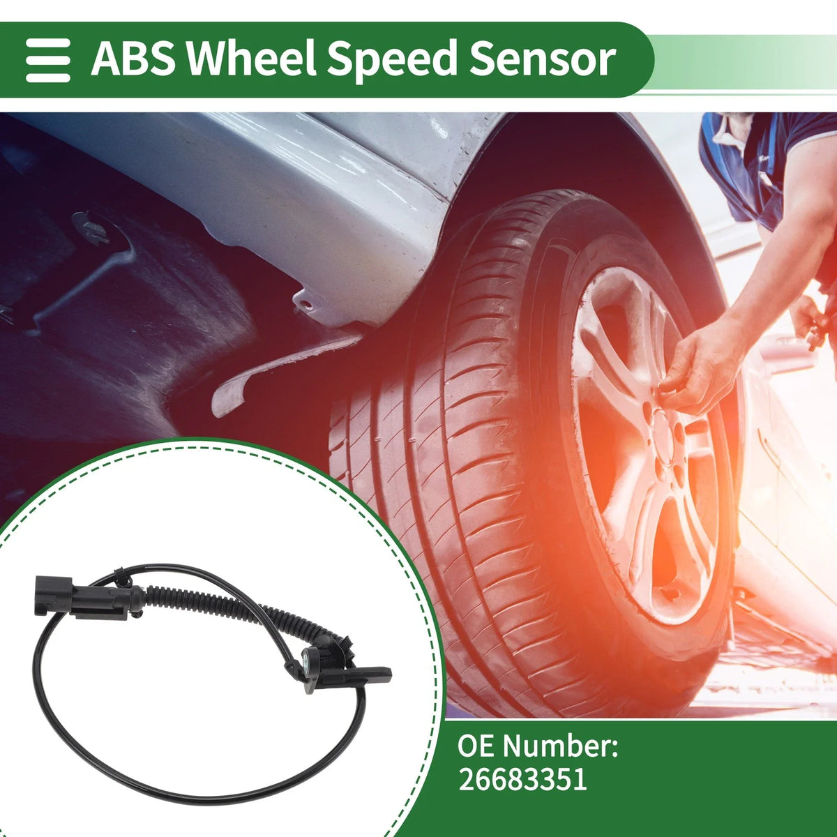 ABS Wheel Speed Sensor No. 26683351 for Buick GL8 (2017)