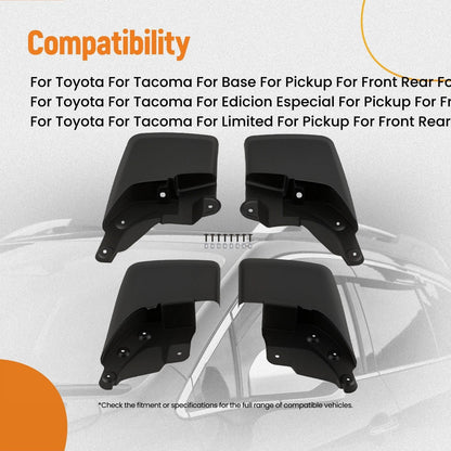 Anti-Splash Mud Guards for Toyota Tacoma (2016–2021) PT34535170