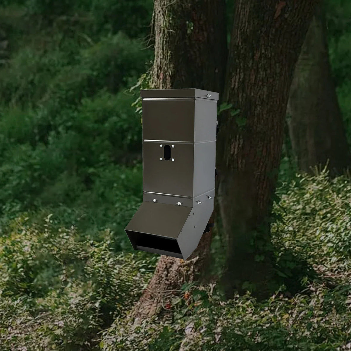 Gravity Feeder Box for Deer Tree Post Mount (Fits Most Models)
