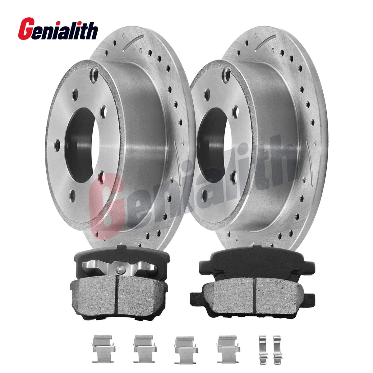Rear Brake Pads with Disc Rotors for Jeep Compass Patriot 2007-2017