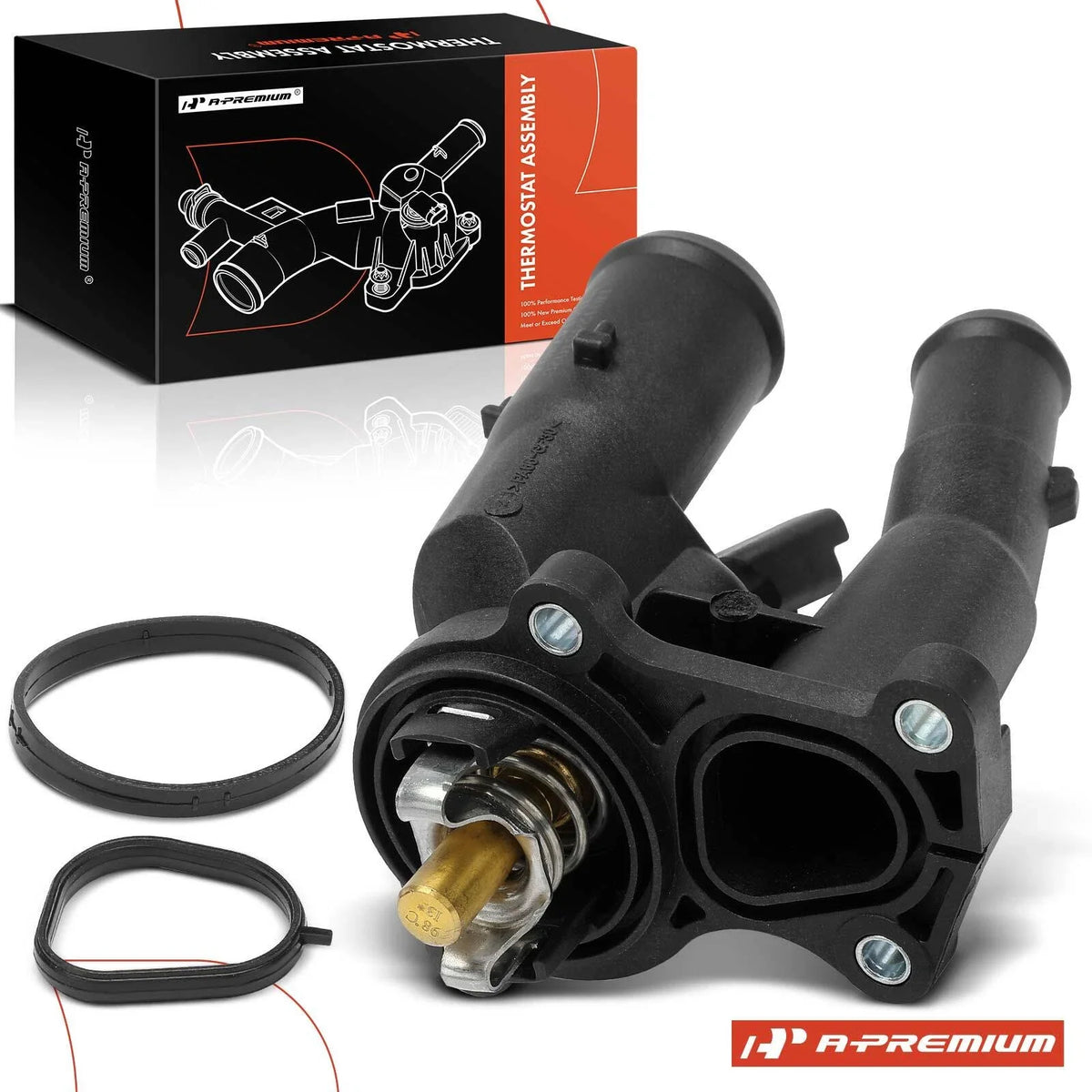 Thermostat Housing Assembly with Sensor for Ford Focus C-Max (2012–2018)