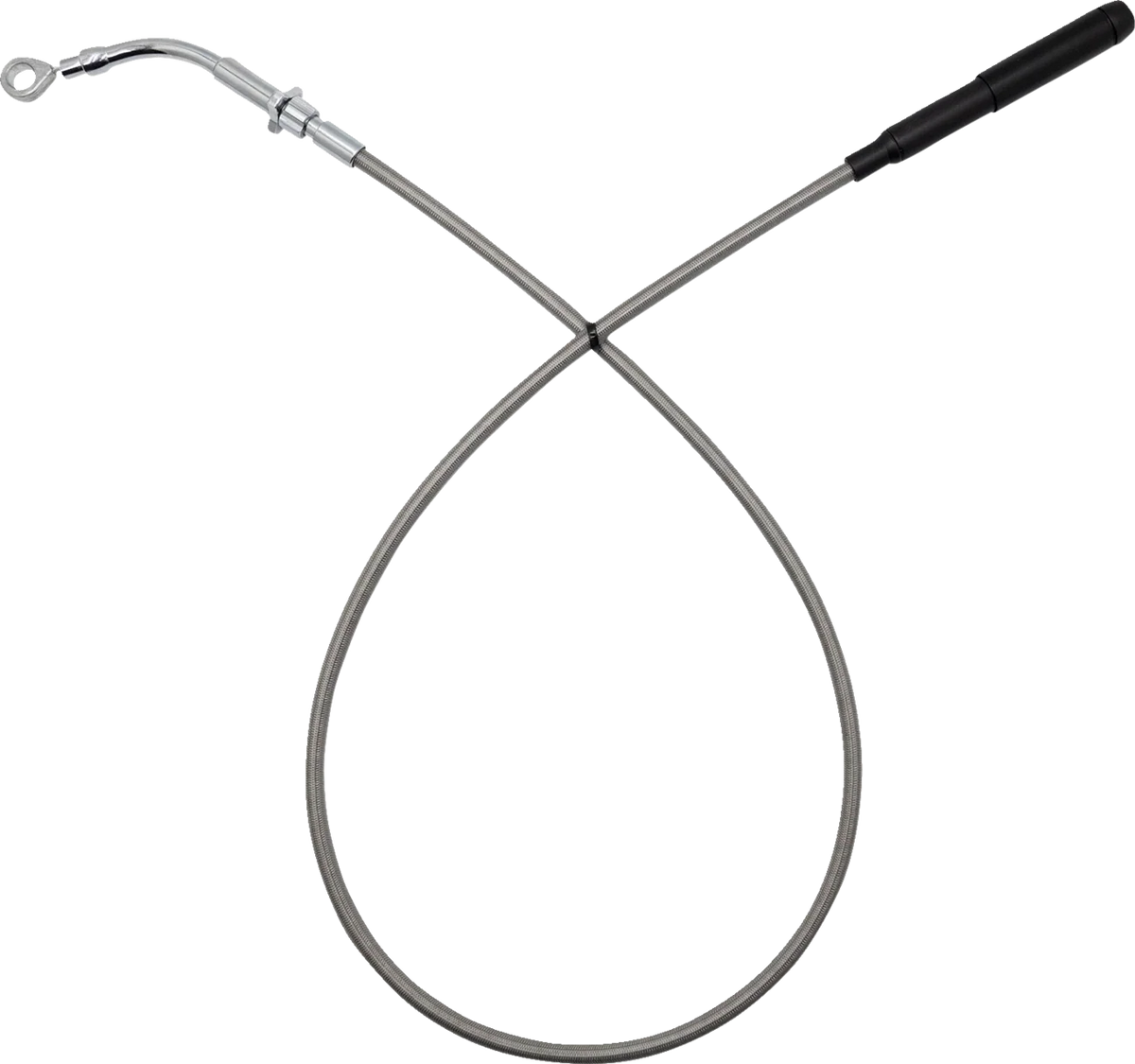 Braided Upper Clutch Cable for FLH/FLT 2000-2023 - EZ Install (+6")