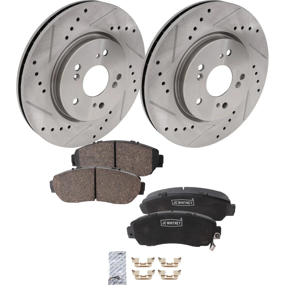 Brake Disc and Pad Kit for Honda CR-V (2007–2011) & Acura RDX (2007–2012)