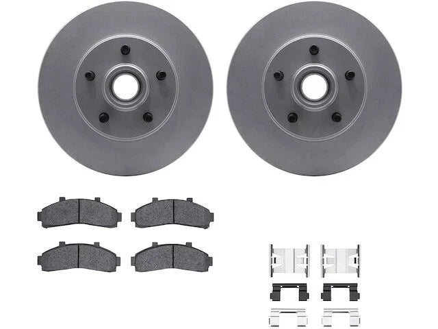 Front Brake Pad and Rotor Kit for Mazda B2300 (2001–2002) TP898QB