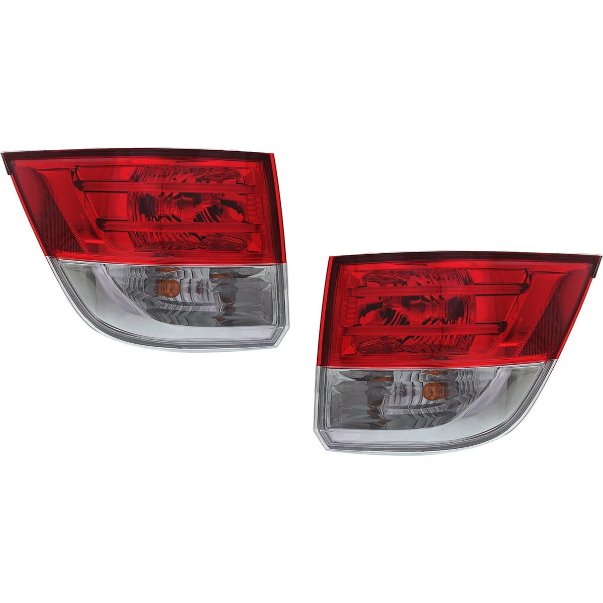 LED Tail Light Set for Honda Odyssey (2014–2016) Outer Clear/Red 2Pcs