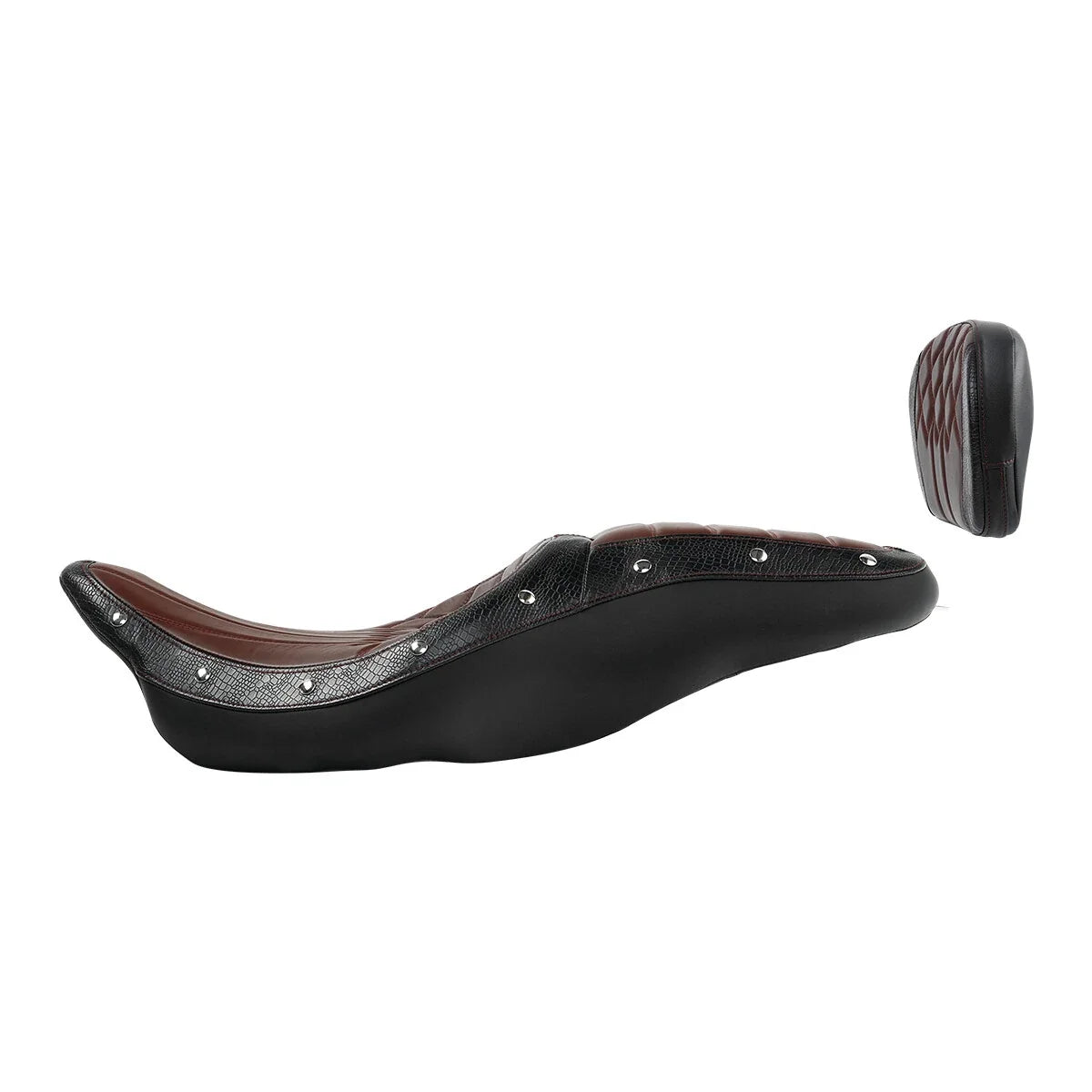 Chopped Backrest Pad for Harley Touring Motorcycles 2009–2023