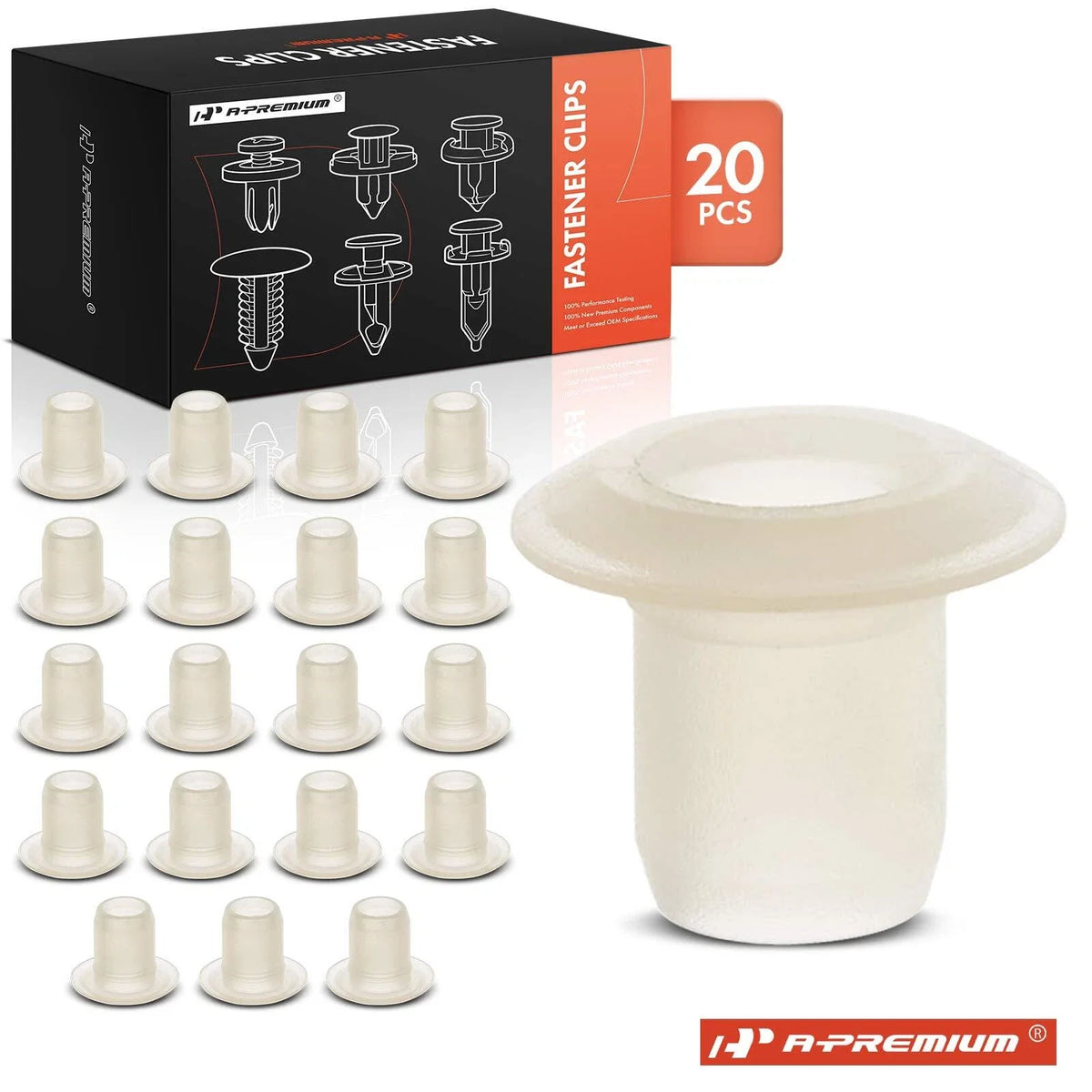 20x Hood Emblem Grommet Clips for BMW