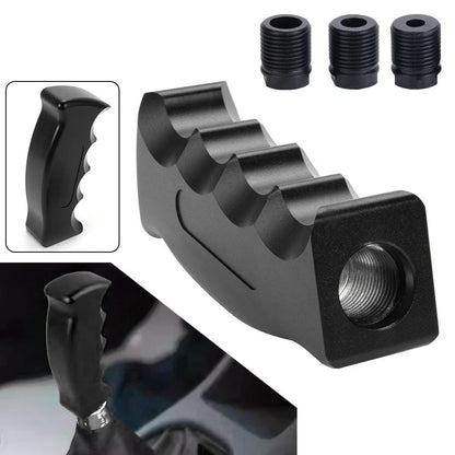Manual MT Gear Stick Pistol Grip Shift Knob - Universal Fit (BK Aluminum)