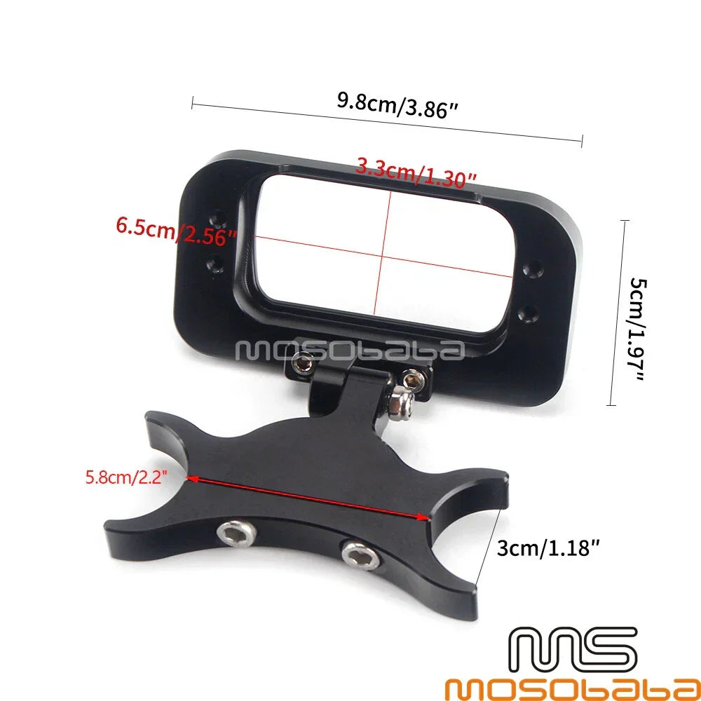 Gauge Mount for Handlebar Riser on Harley Street Bob 2018-2023