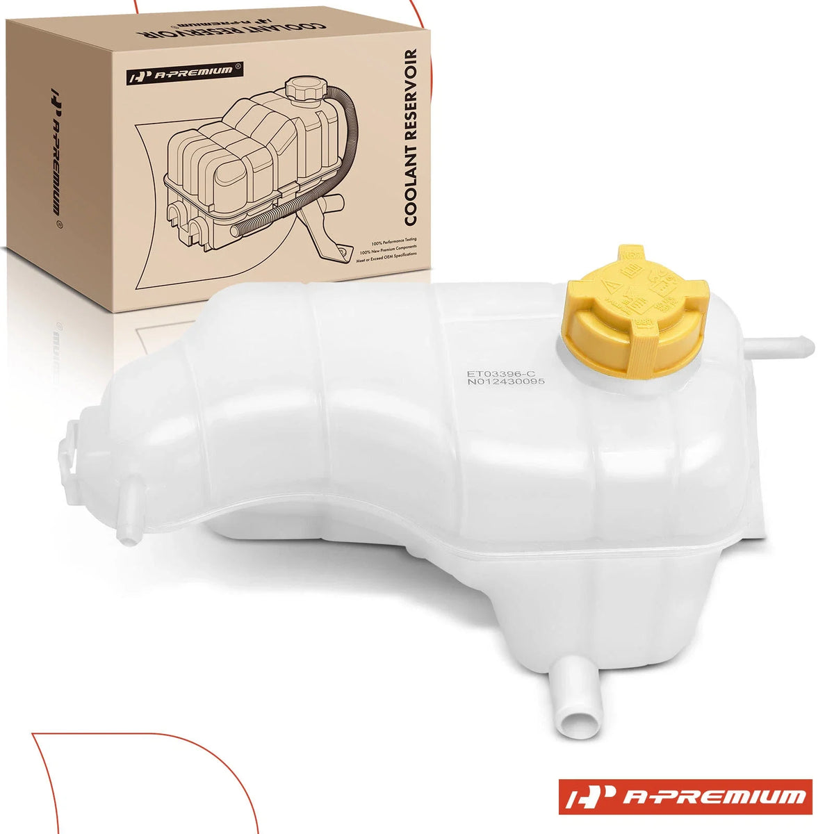 Coolant Reservoir with Cap for Ford Fiesta (2001)