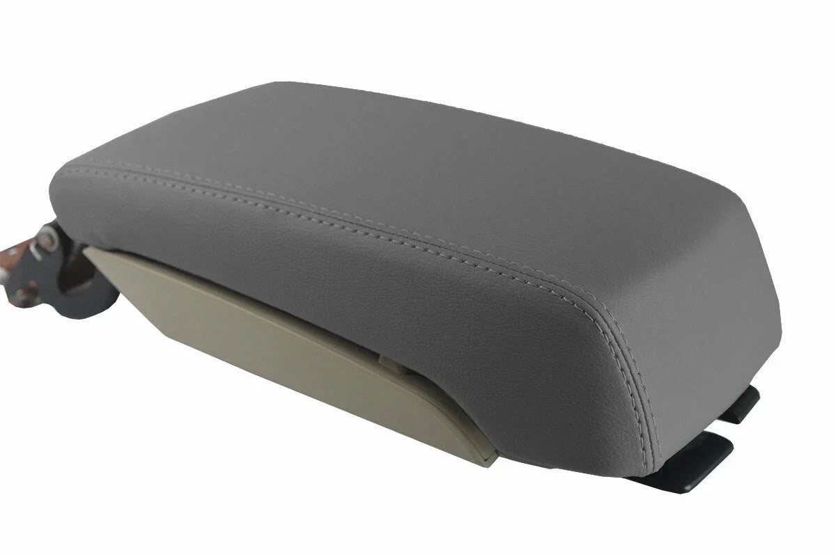 Console Lid Pull Over Cover Leather for Subaru Legacy (2010–2014) Gray