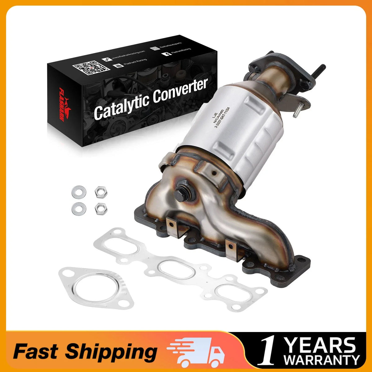Front Bank 2 Catalytic Converter for Ford Escape, Mazda Tribute (2001–2007)