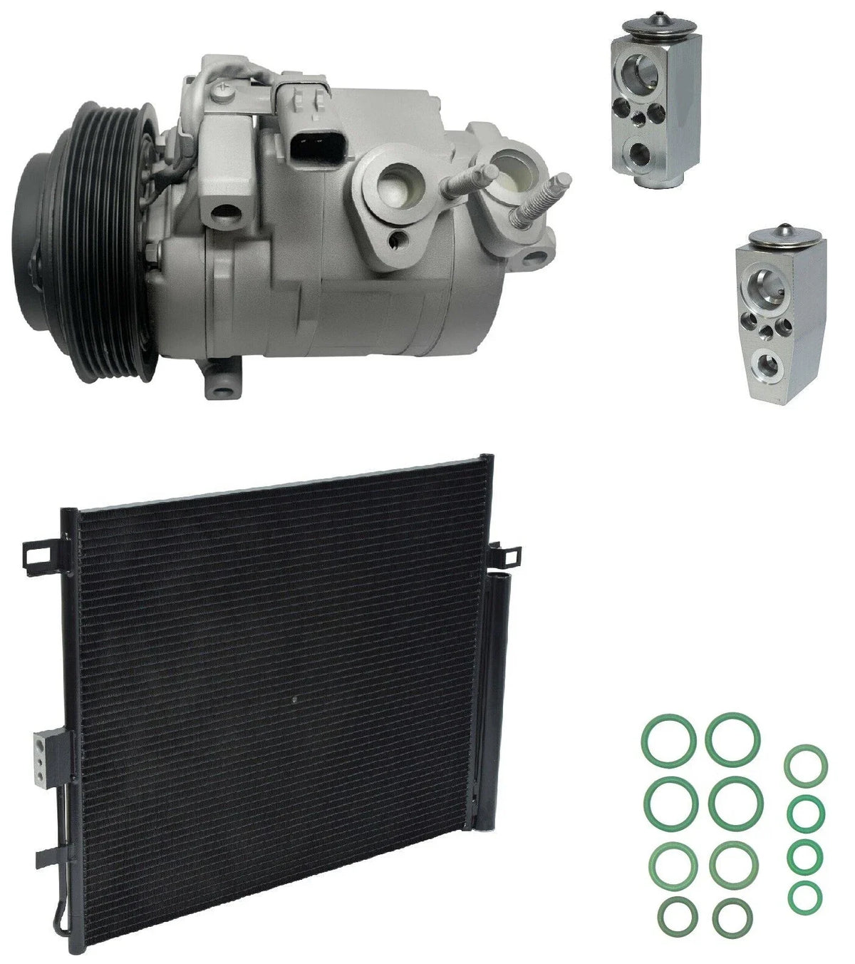 AC Compressor Kit With Condenser for Dodge Durango 5.7L (2016–2016)