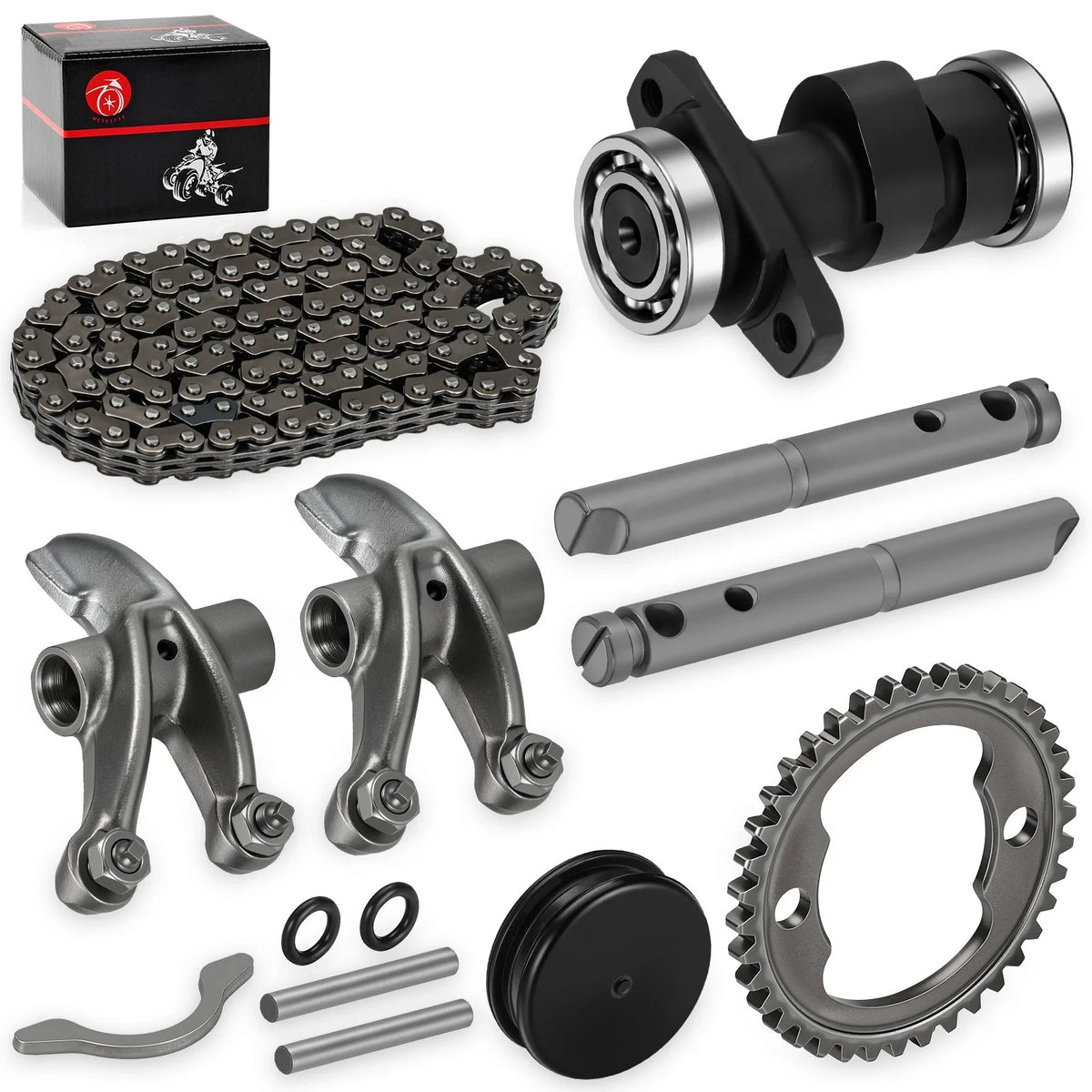 Camshaft Rocker Arm & Cam Chain Gear Sprocket Kit for Honda TRX300EX (1993–2008)