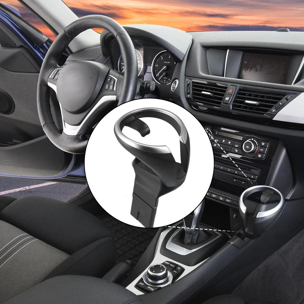 Cup Holder for BMW Front Seat - Removable Water Bottle Holder