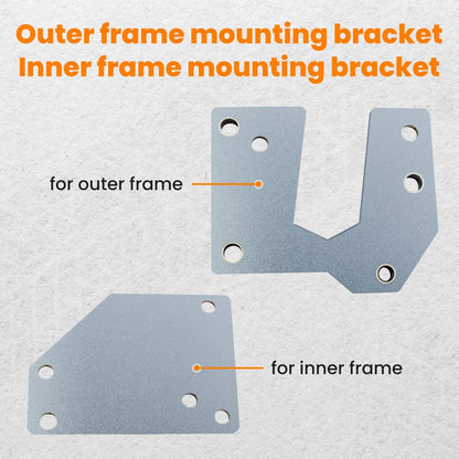 Mounting Bracket Kit for Chevy C10 Power Conversion (1960-1966)