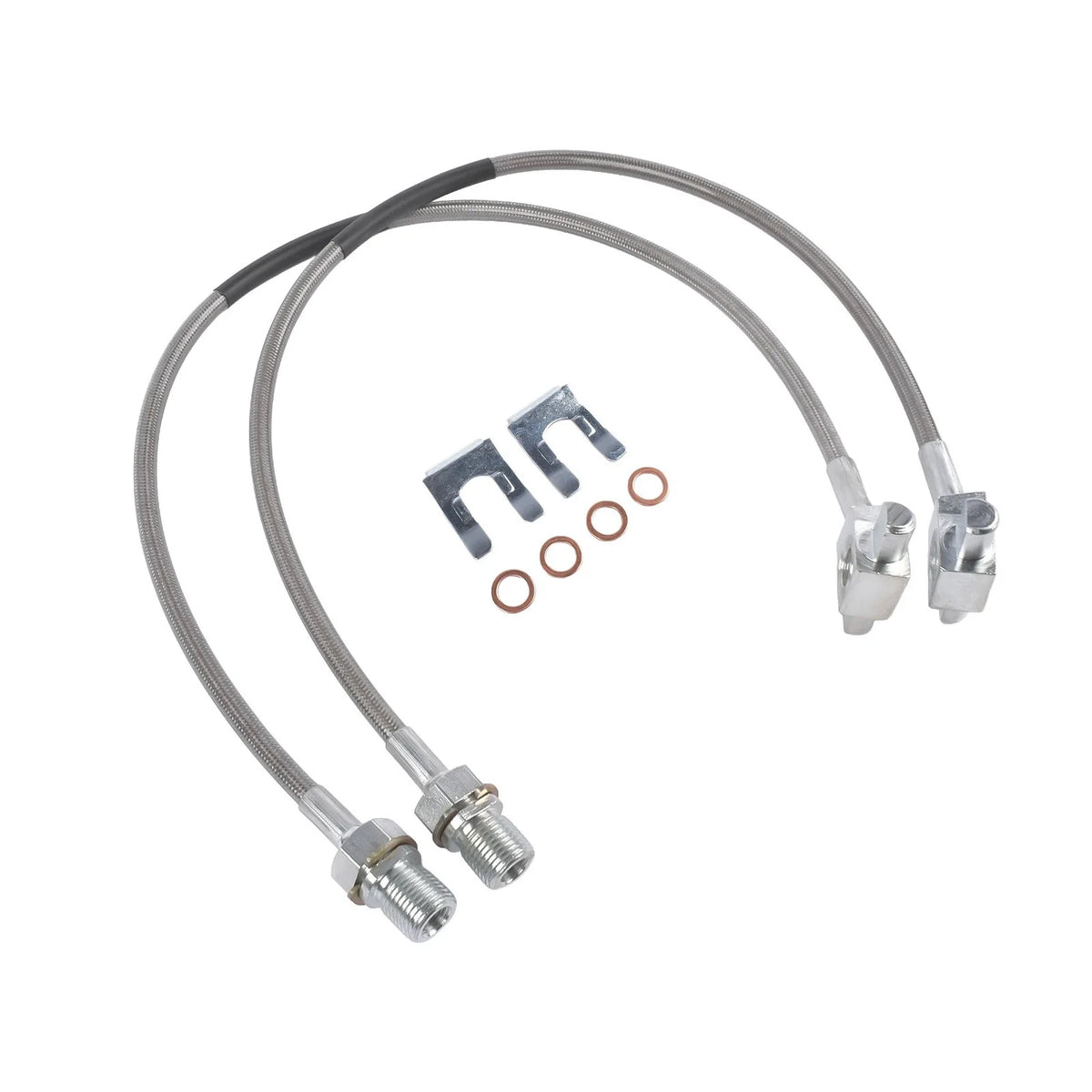 Front Brake Lines Stainless Steel Extended for Chevy GMC K10 1971-1978