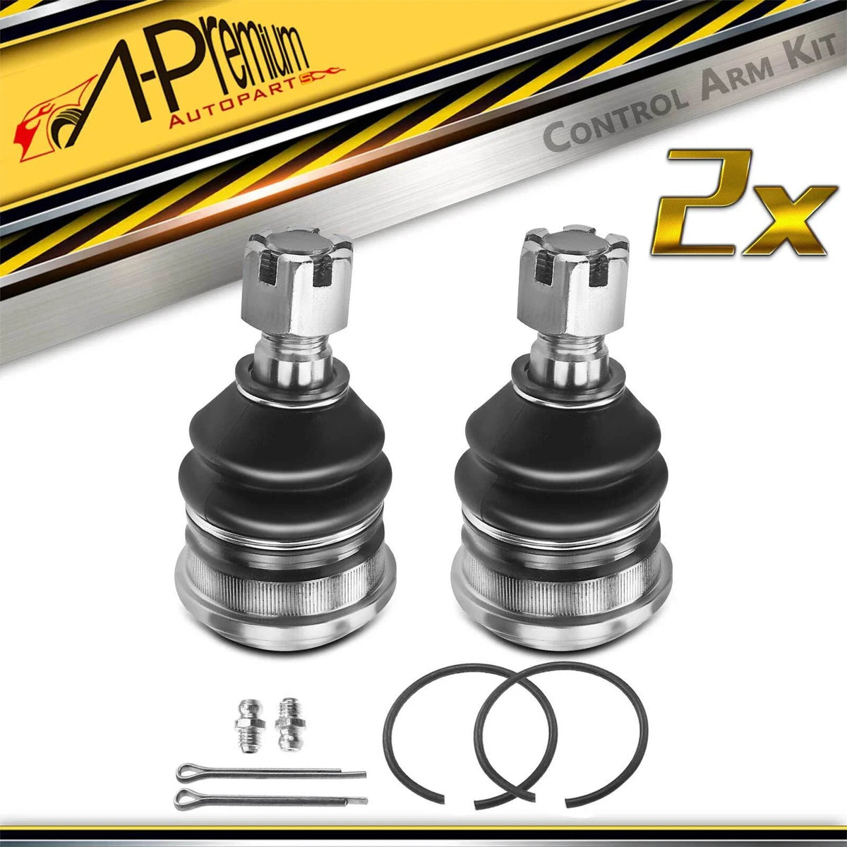 2X Front Lower Side Ball Joint for Nissan Frontier (1998–2004)