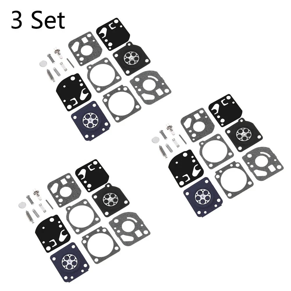Set of 3 Carburetor Diaphragm Gasket Kit for ZAMA RB-29 (RB29)