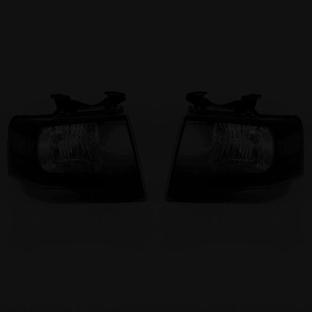 Headlights for Ford Expedition (2007–2014) Left/Right Pair with Bulbs